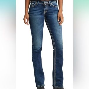 Silver Jeans Co. Women's Suki Mid Rise Bootcut Jeans